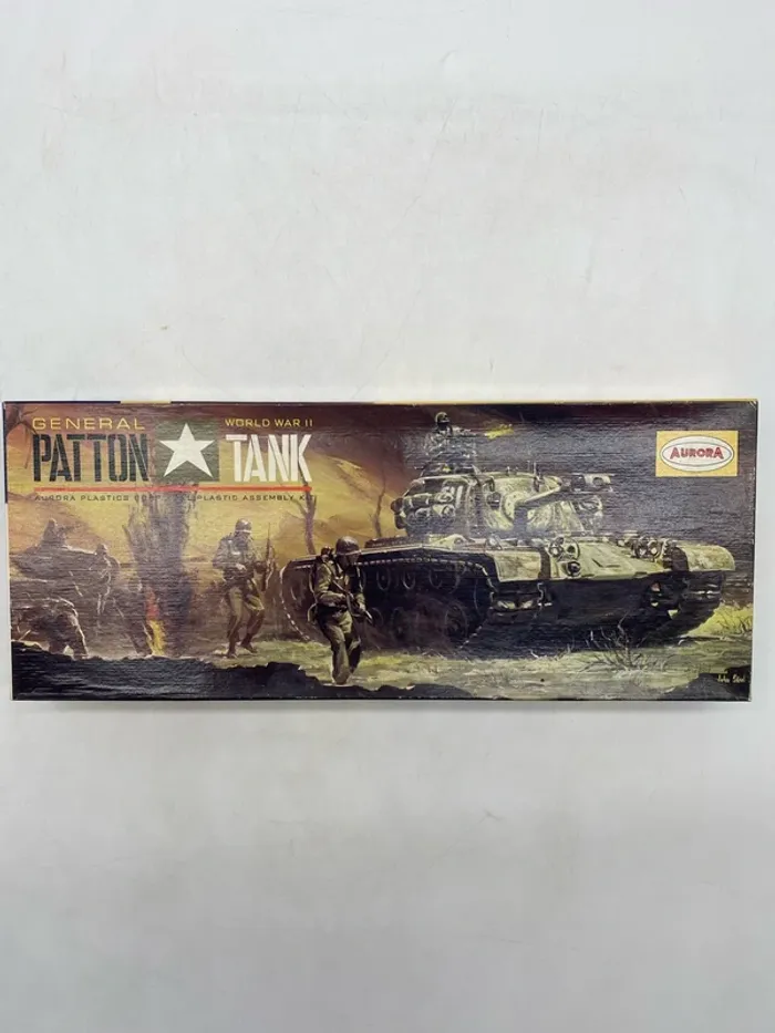 Maquette Aurora general Patton tank