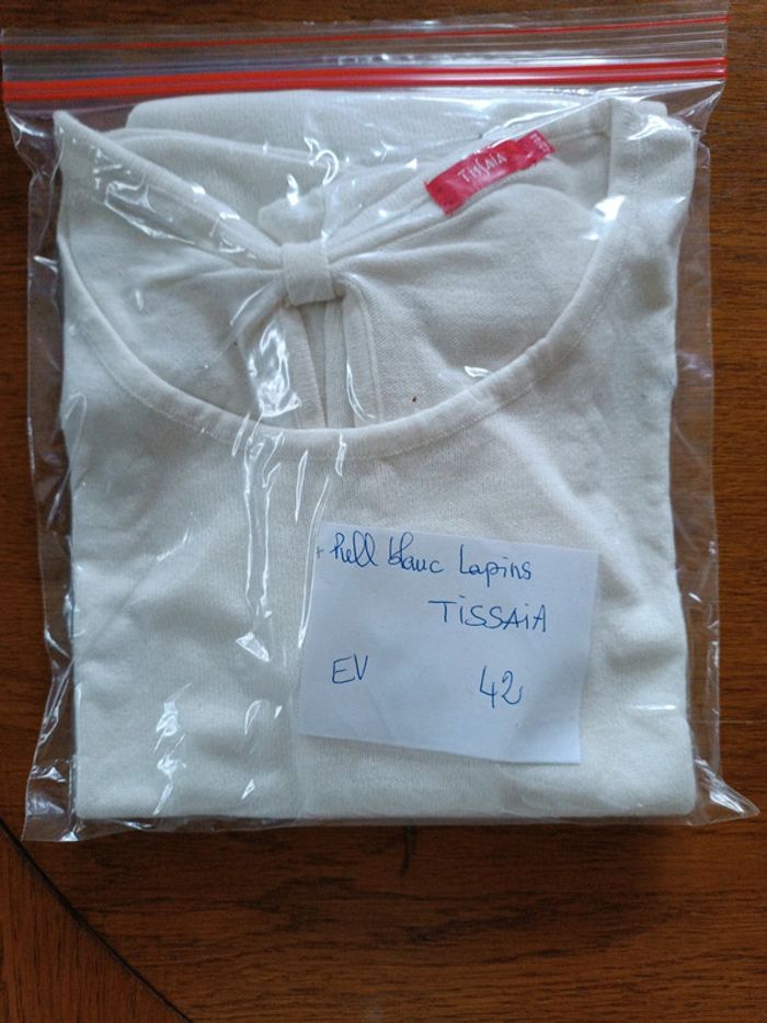 Pull crème Tissaia 42 - photo numéro 7