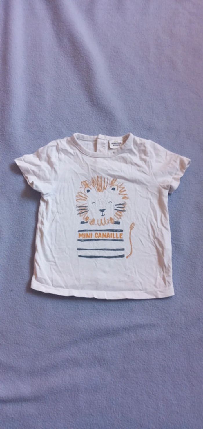 Tee-shirts Tape a l'œil taille 18 mois