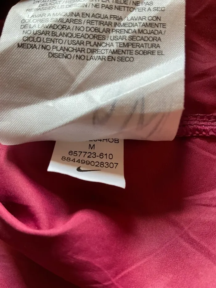 Veste coupe-vent 1/4zip manches courtes bordeaux pour homme Nike St Joseph Hawks taille M 304 - photo numéro 15