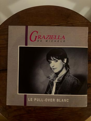 Vinyle 45 tours Graziella de Michele le pull over blanc