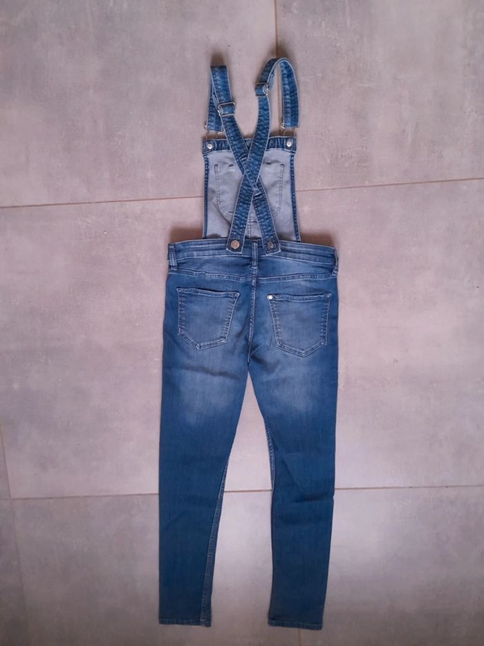 Salopette en jean H&M 10-11 ans - photo numéro 2