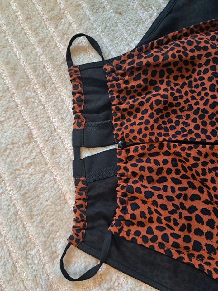 Top haut leopard camaïeu Taille 40 Tbe - photo numéro 10