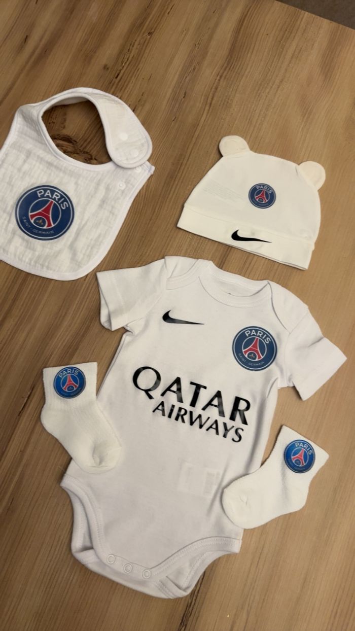 Ensemble cadeau bébé foot paris psg - photo numéro 3