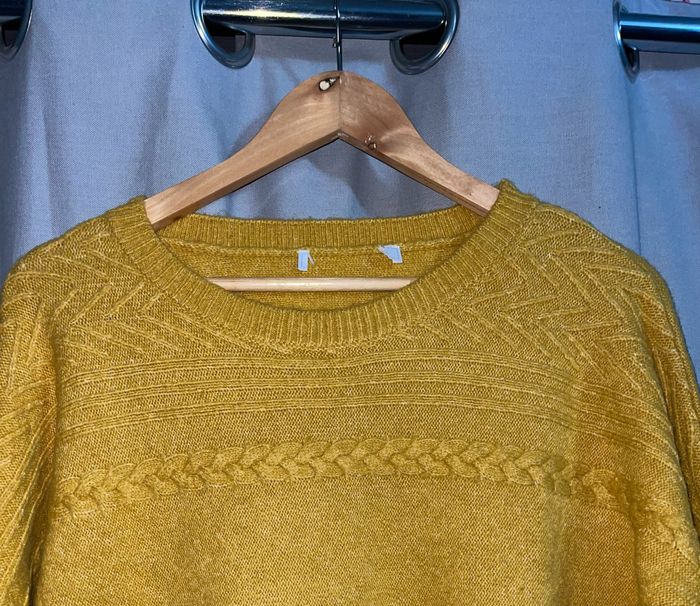 Pull d’Hiver moutarde femme - photo numéro 2