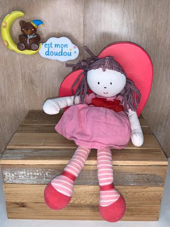 JAC34 doudou poupée 👧🏻 JACADI