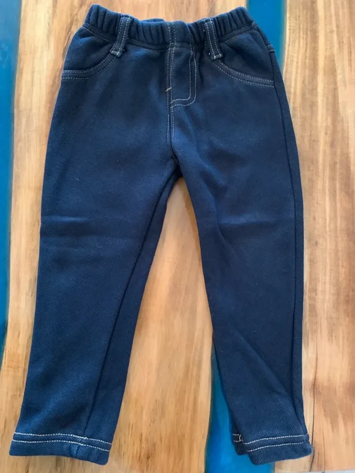 Jogging effet jean taille 3 ans