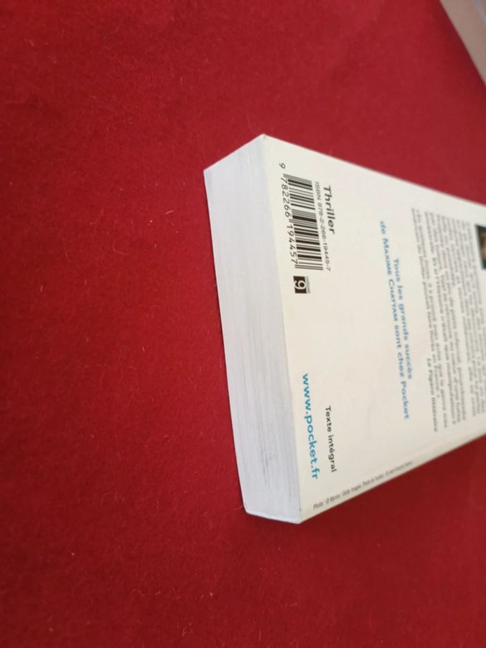 Les arcanes du chaos " Maxime Chattam " Pocket - photo numéro 15