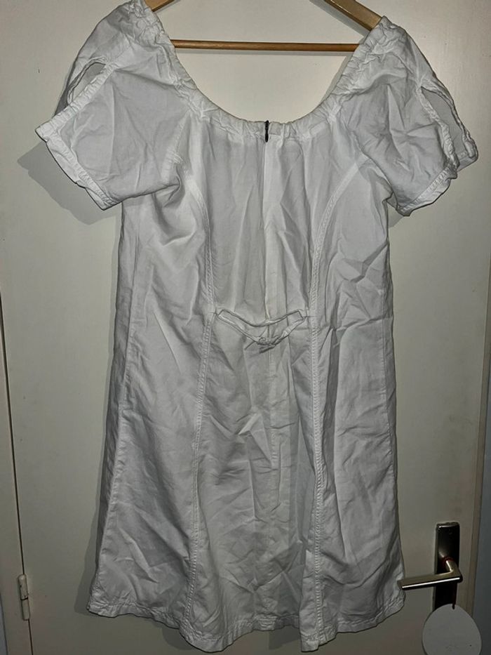 Robe courte un brin de blé taille XL écru - photo numéro 2