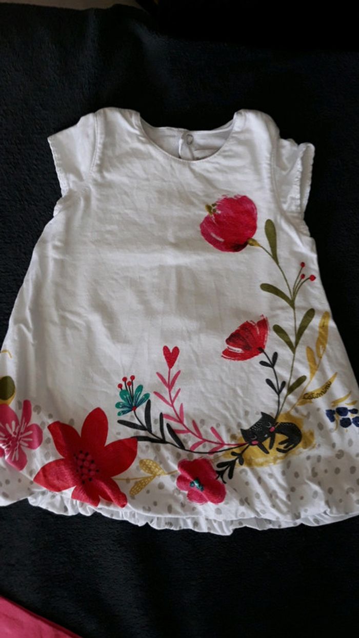 Robe + legging Catimini 6 mois - photo numéro 2