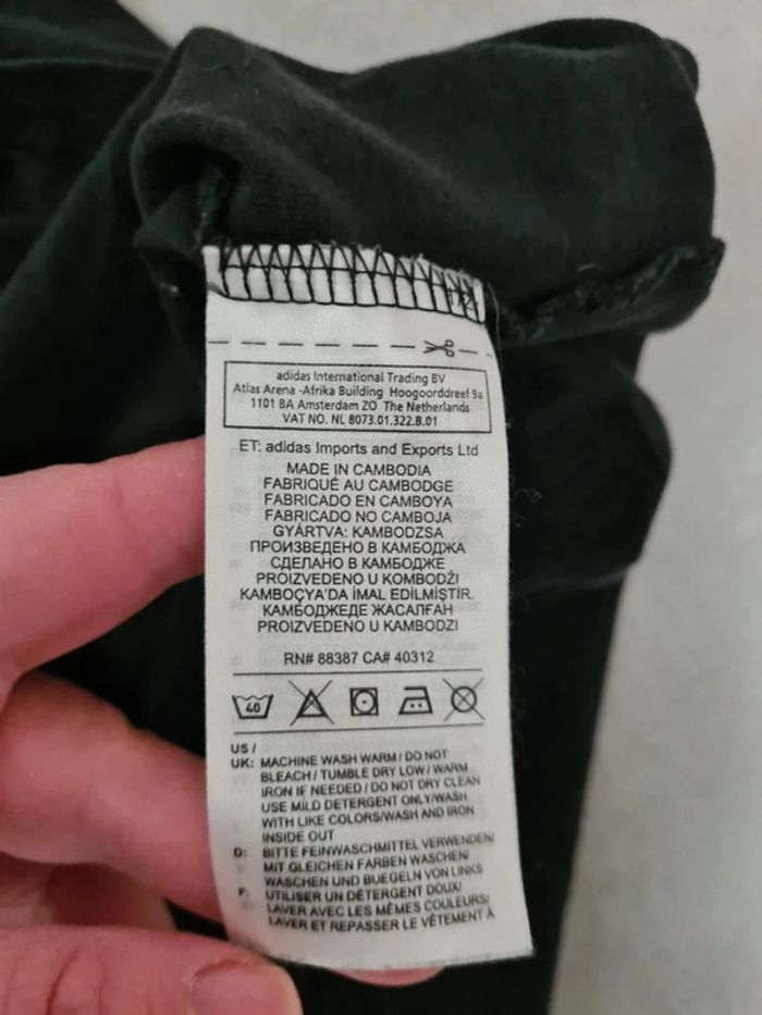 T-shirt MC noir Adidas XS - photo numéro 5