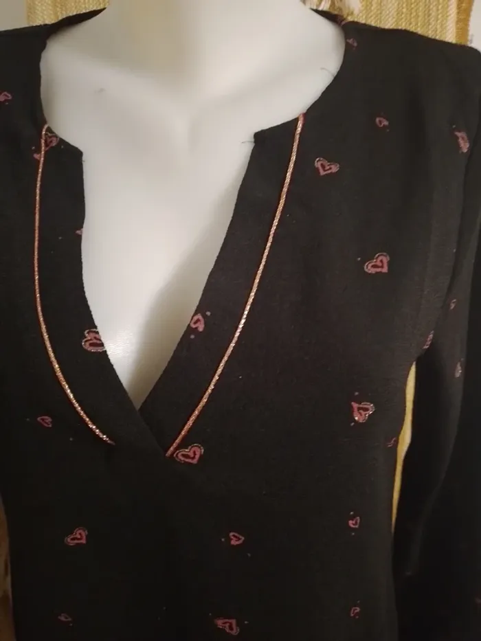 Blouse taille 2 - 100% polyester - Cherry Paris - photo numéro 6