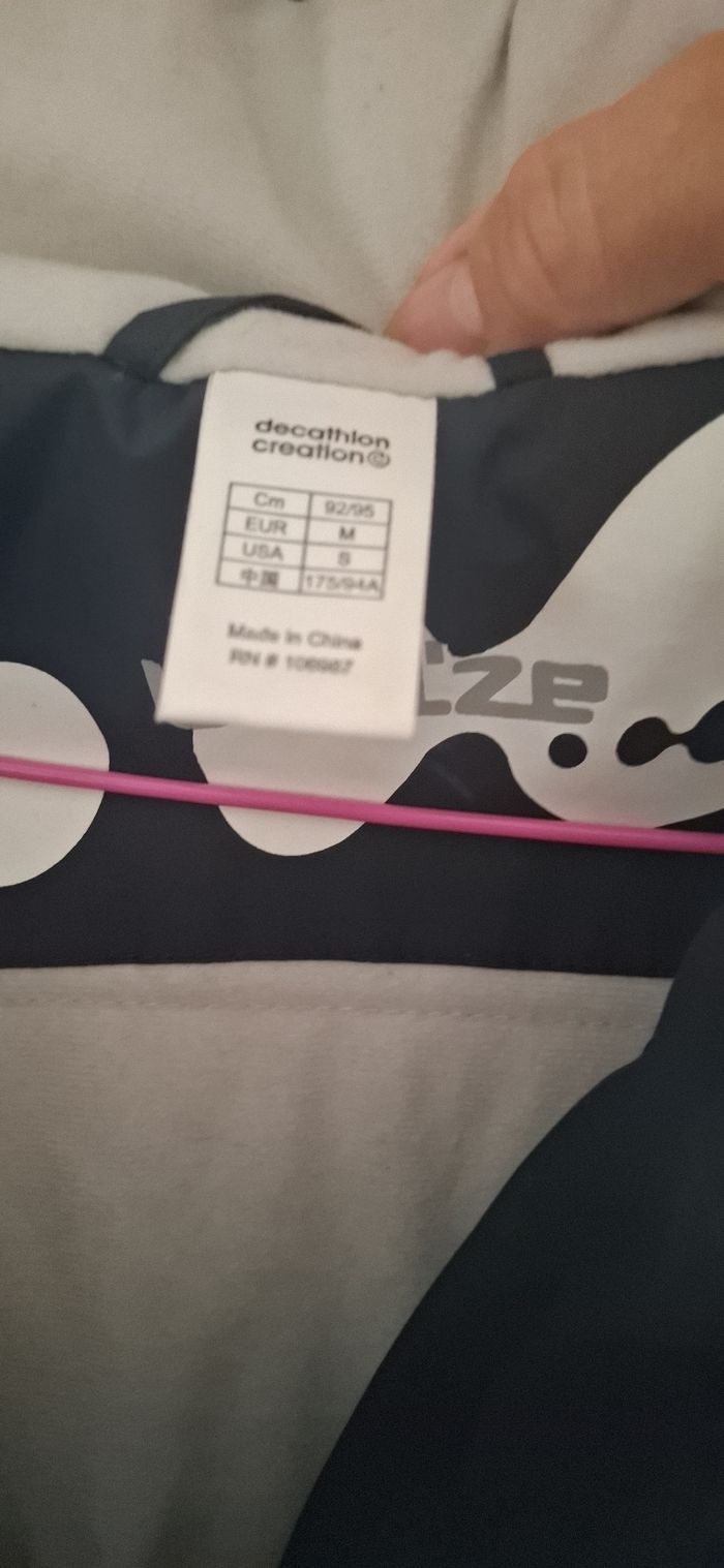 Anorak bleu marine taille M - photo numéro 4