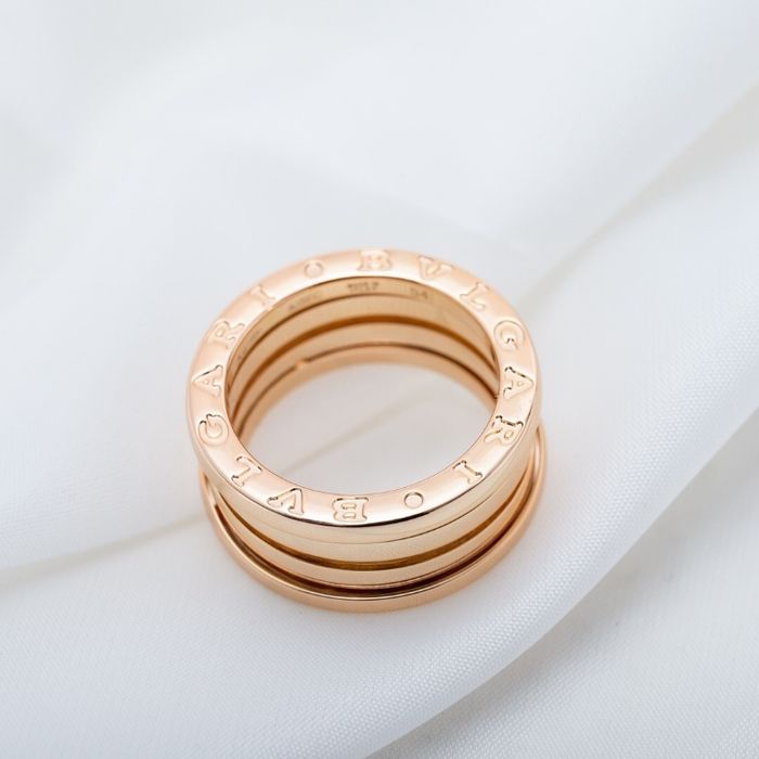 Bague Bulgari Classic Spring, taille 7, or rose - photo numéro 3