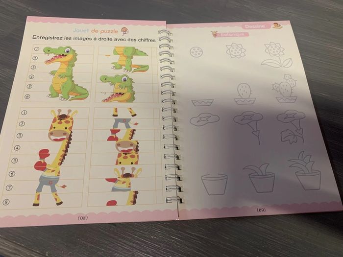 Cahier magique Livre d’apprentissage de dessins - photo numéro 4