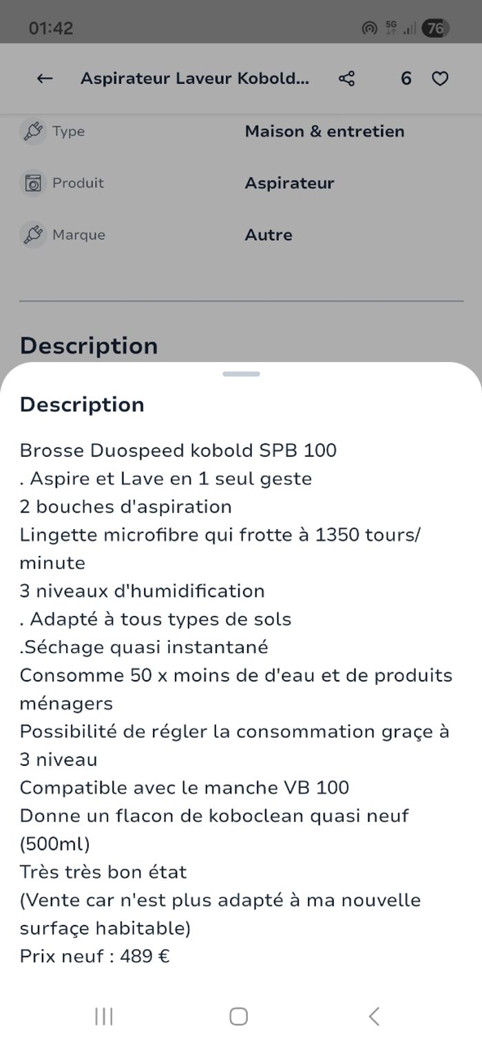 Brosse kobold - photo numéro 6