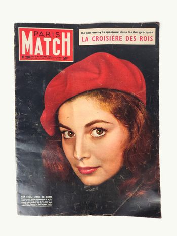 Paris Match n° 284 – 4 Septembre 1954 – Pier Angeli en Couverture – Vintage
