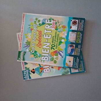 Lot 2 revues Bien-être de L'ADN (L'atelier des Nanas) - Les essentiels n.4 et 6