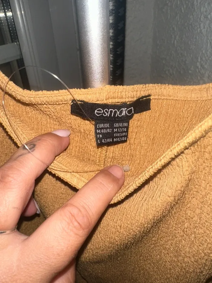 Robe longue Esmara couleur moutarde – Neuve – - photo numéro 2