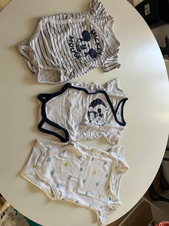 Lot de 3 bodies manches courtes