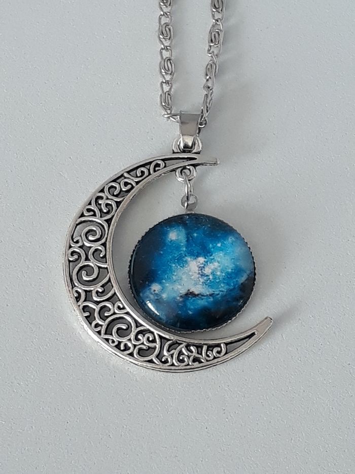 Collier Lune - Galaxie - photo numéro 2