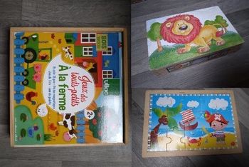 lot jeu en bois