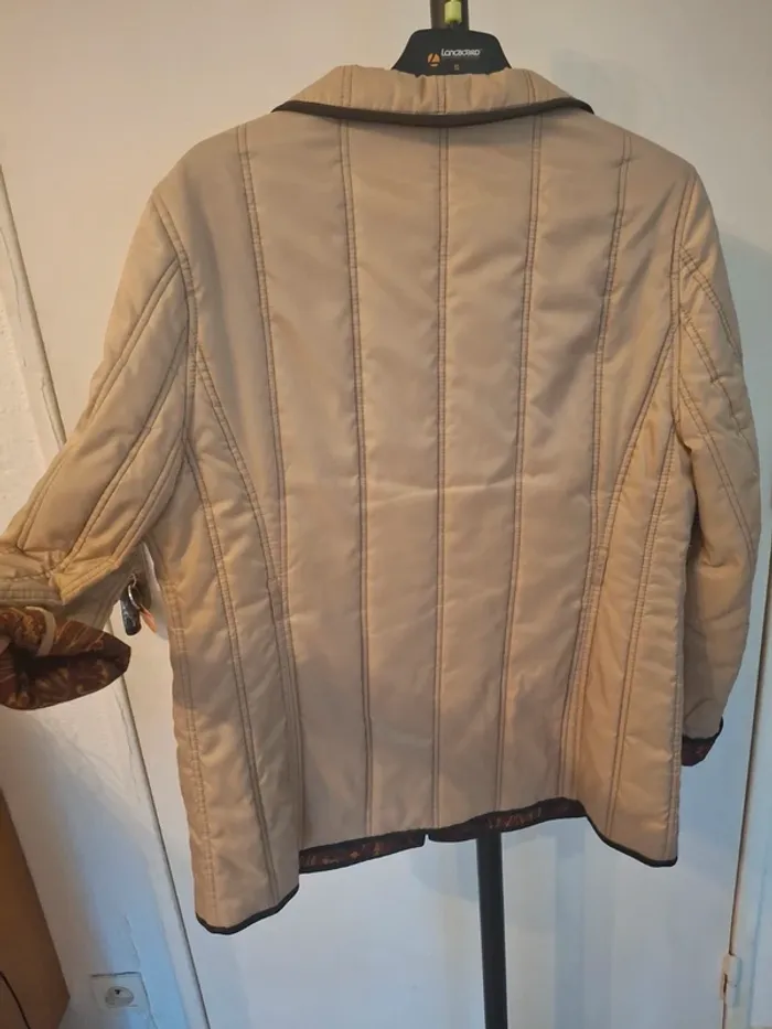 Veste matelassé beige - photo numéro 6