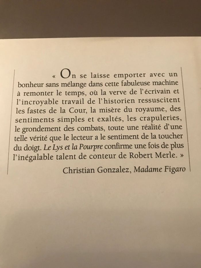 Livre Le lys et la pourpre - photo numéro 3