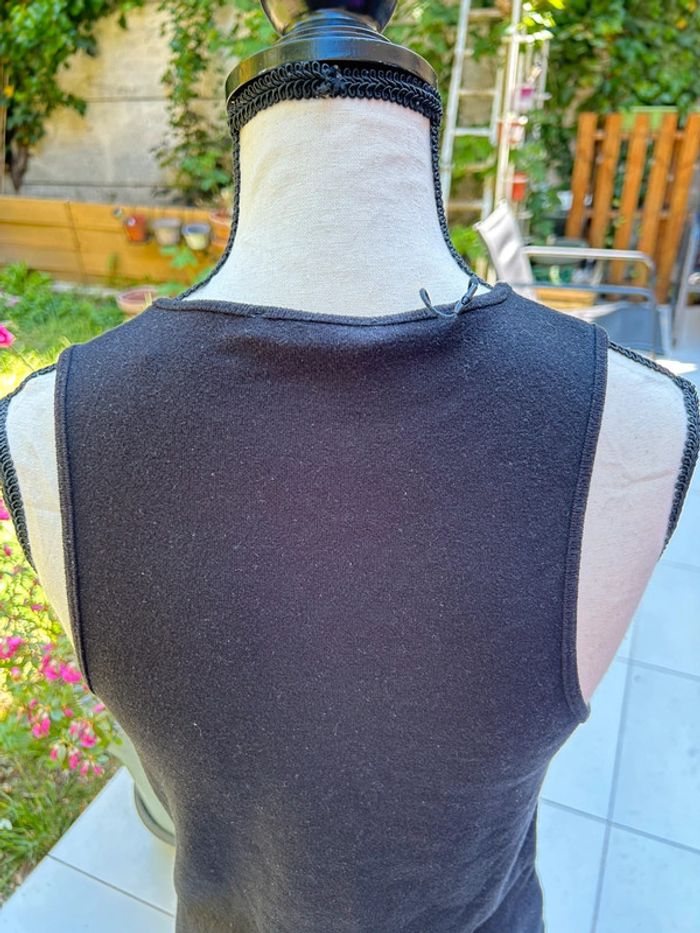 Débardeur noir Zara épais doux - taille M viscose - photo numéro 5