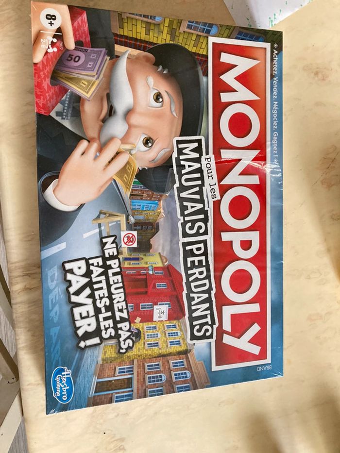 Monopoly mauvais perdant