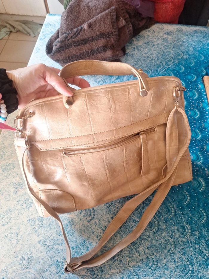 Sac à main beige - photo numéro 3
