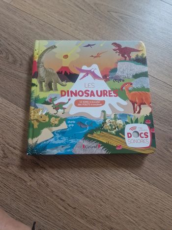 Livre sonore dinosaures