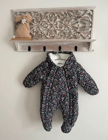 Combinaison pilote bébé fille 3 mois neuve!