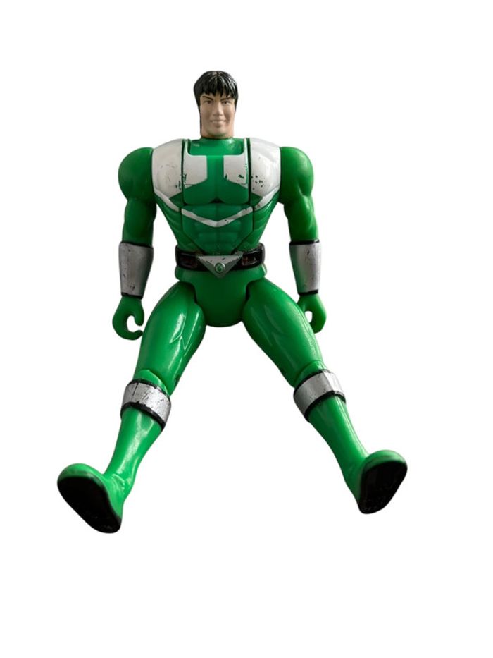 Figurine Power Rangers Green Rangers Flip-Head Bandai 2001 - photo numéro 4