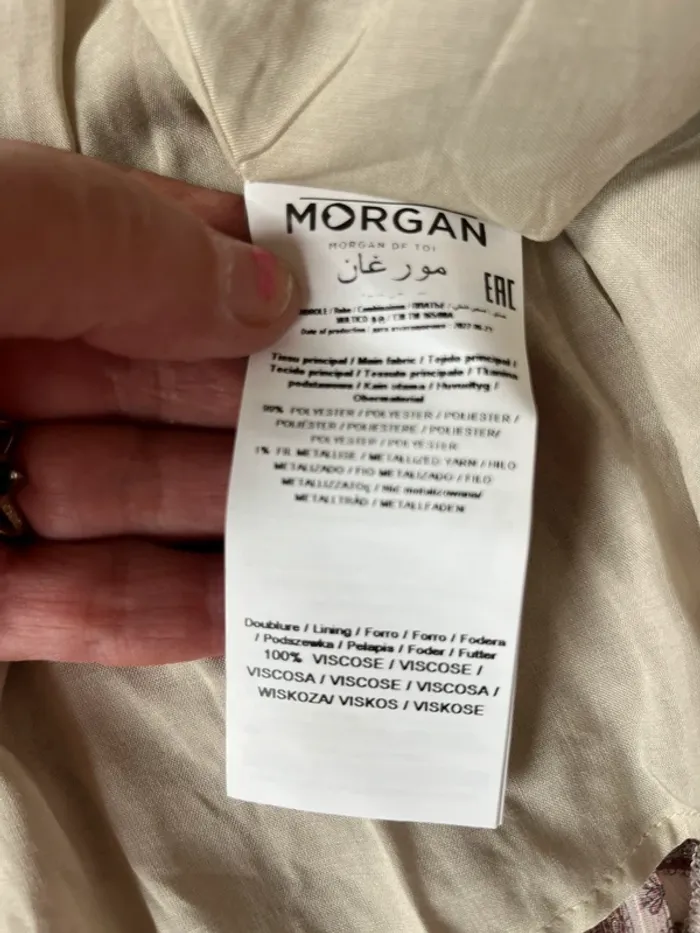 Robe portefeuille neuve Morgan été en taille 38 fluide légère agréable neuve - photo numéro 13