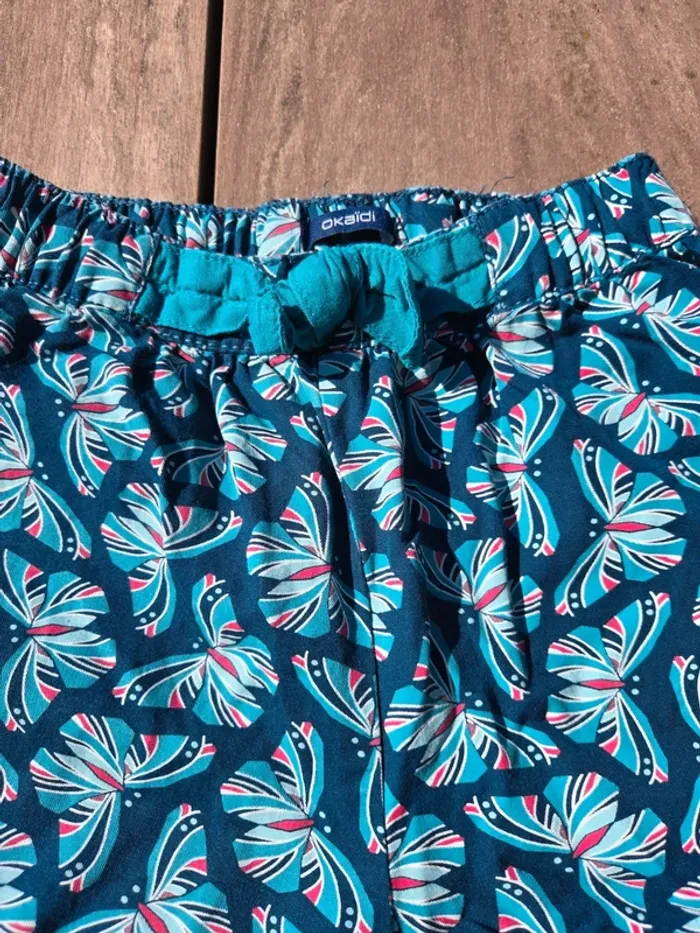 Short Okaïdi 8 ans turquoise papillons - photo numéro 2