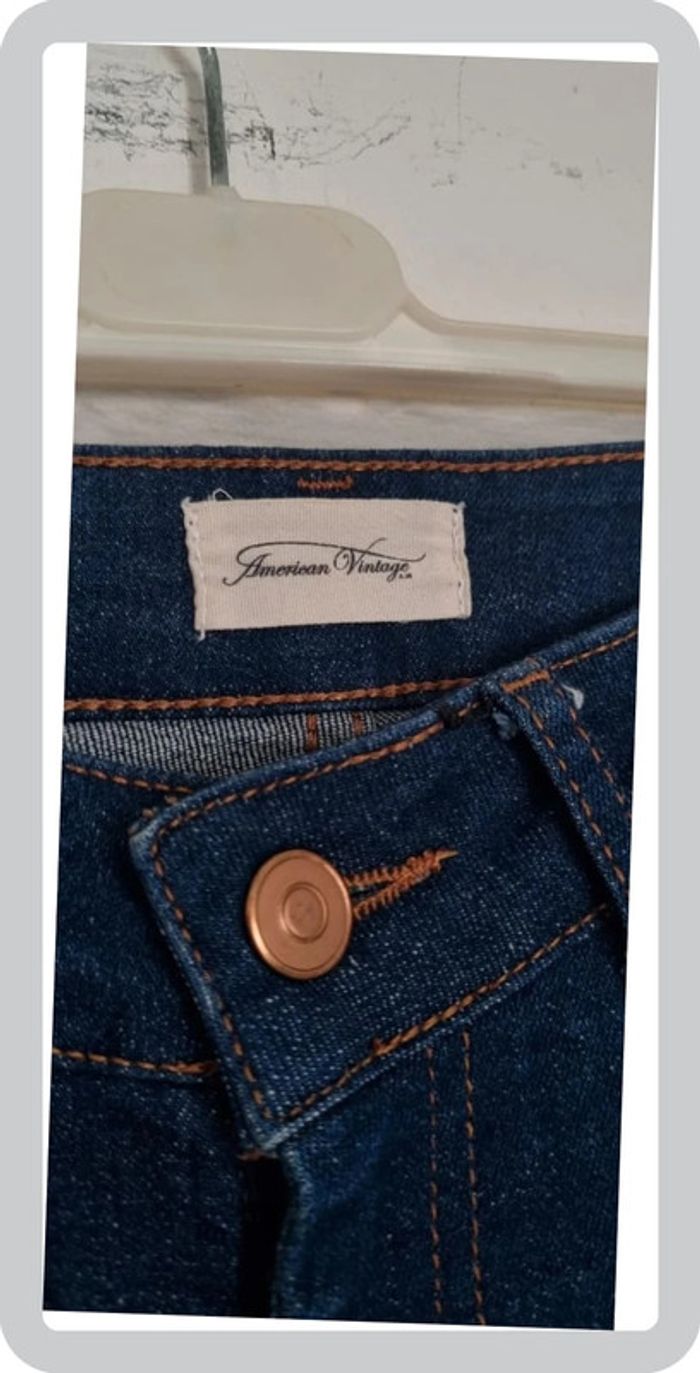 Jean bleu american vintage fitté 27 équivalent à du 36 très bon état - photo numéro 2