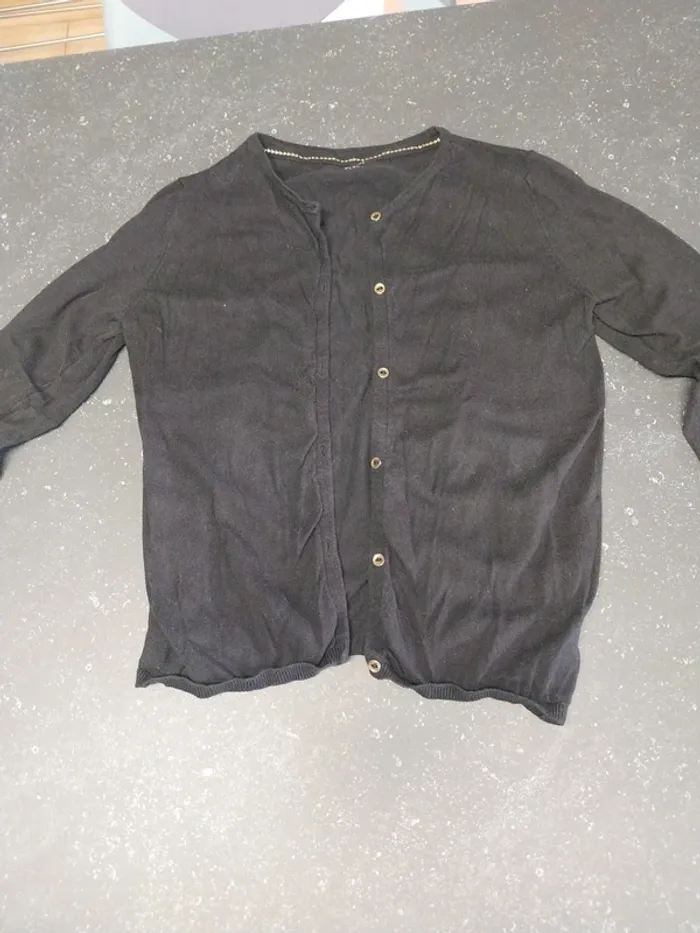 Gilet noir 12 ans kiabi