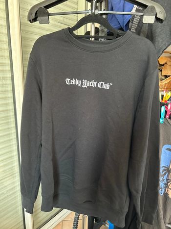 Sweat-shirt noir Teddy Yacht Club