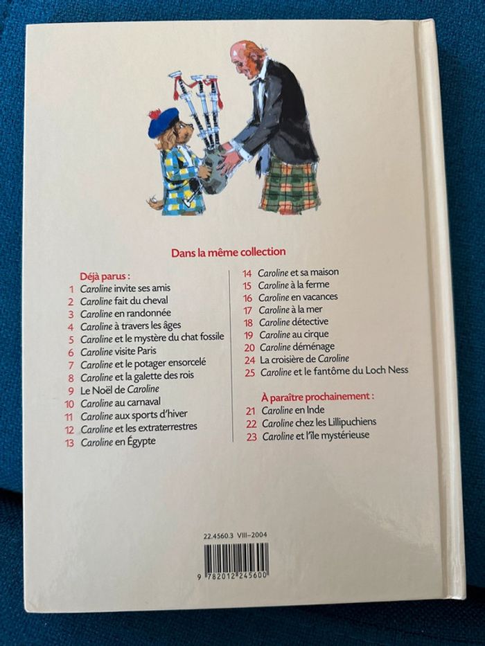 Livre rare de collection Caroline et le fantôme du Loch Ness Pierre Probst bd - photo numéro 2