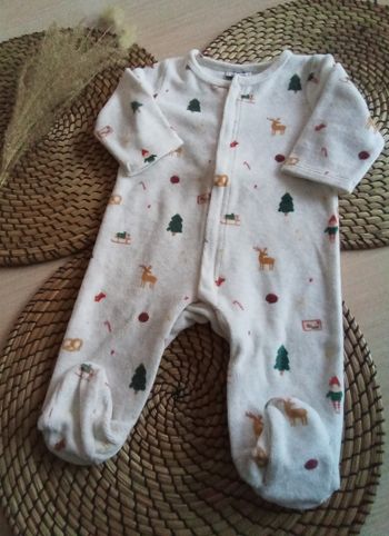 Babygro mixte en velours imprimé Tape à l'oeil taille 3 mois
