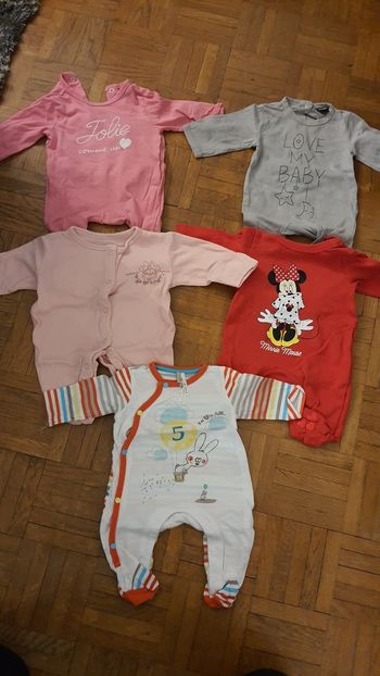 Pyjamas légers fille 1 mois