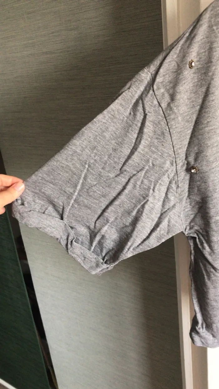 Pull gris H&M - photo numéro 3