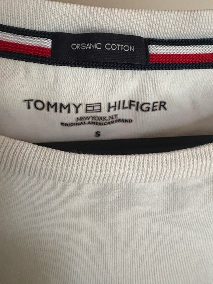 T-shirt blanc homme tommy hilfiger - photo numéro 2