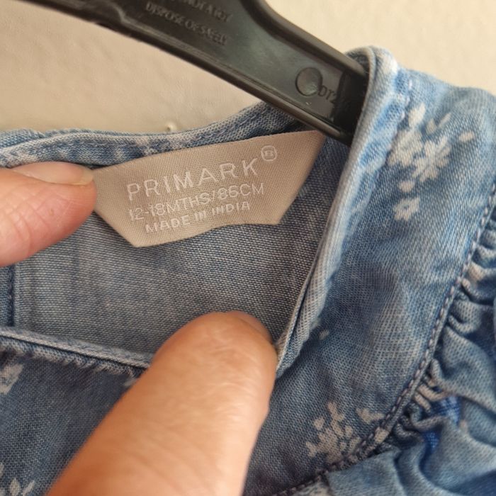 12/18 mois robe à col fleuri - photo numéro 3