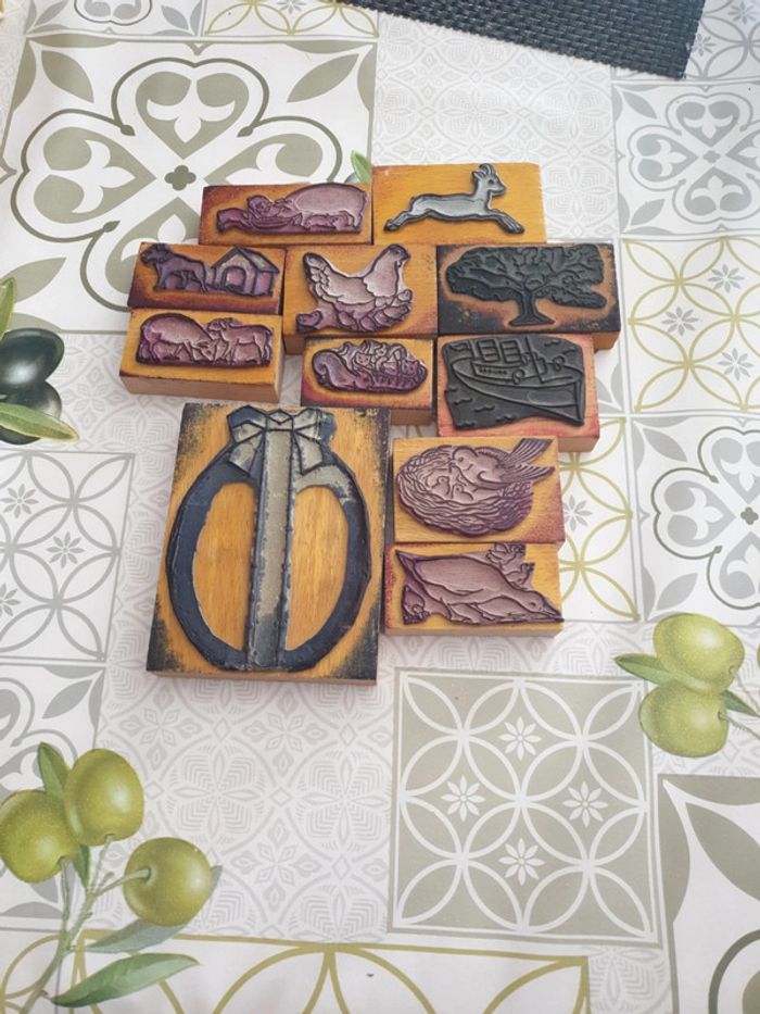 Tampons encreurs vintage