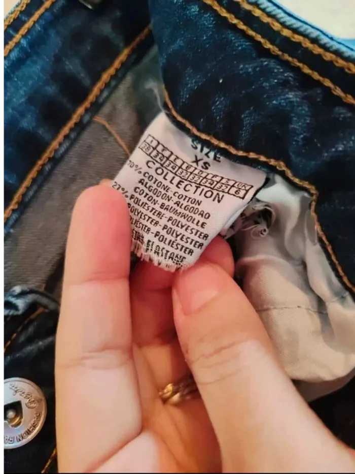 Short en jean taille 34 XS - photo numéro 7