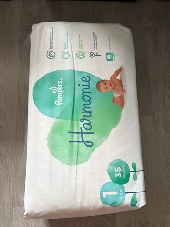 Couches Pampers t1 Harmonie