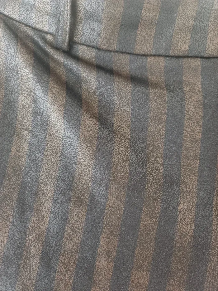 Pantalon rayé effet satiné C&S Paris – Taille XL - photo numéro 3