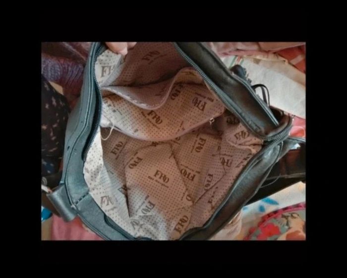 Grand sac à franges tête de mort en relief - photo numéro 7